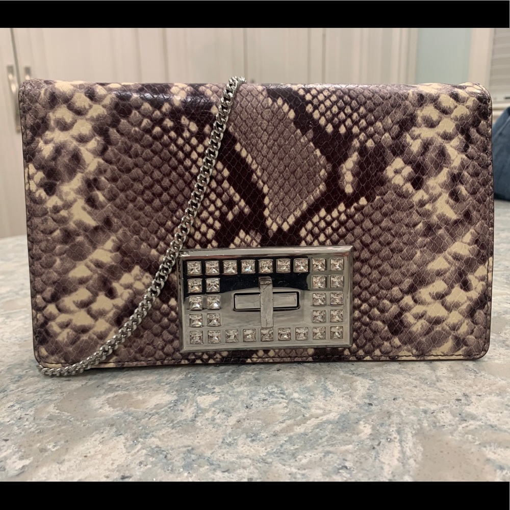Michael Kors Handbag. Snakeskin Shoulder Handbag. LIKE NEW